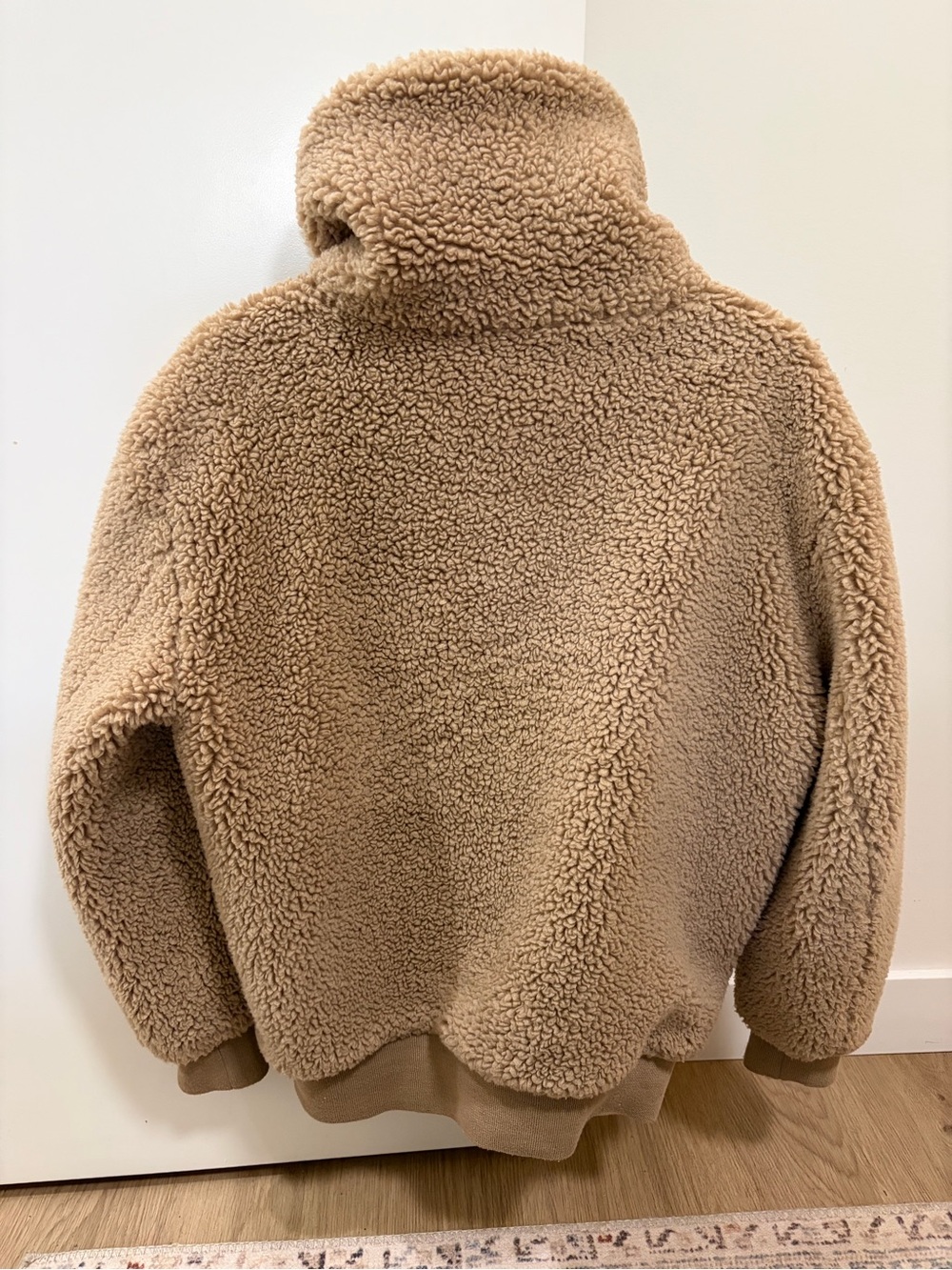 Wilfred Teddy Jacket in Camel Brown - Picture 2 of 2